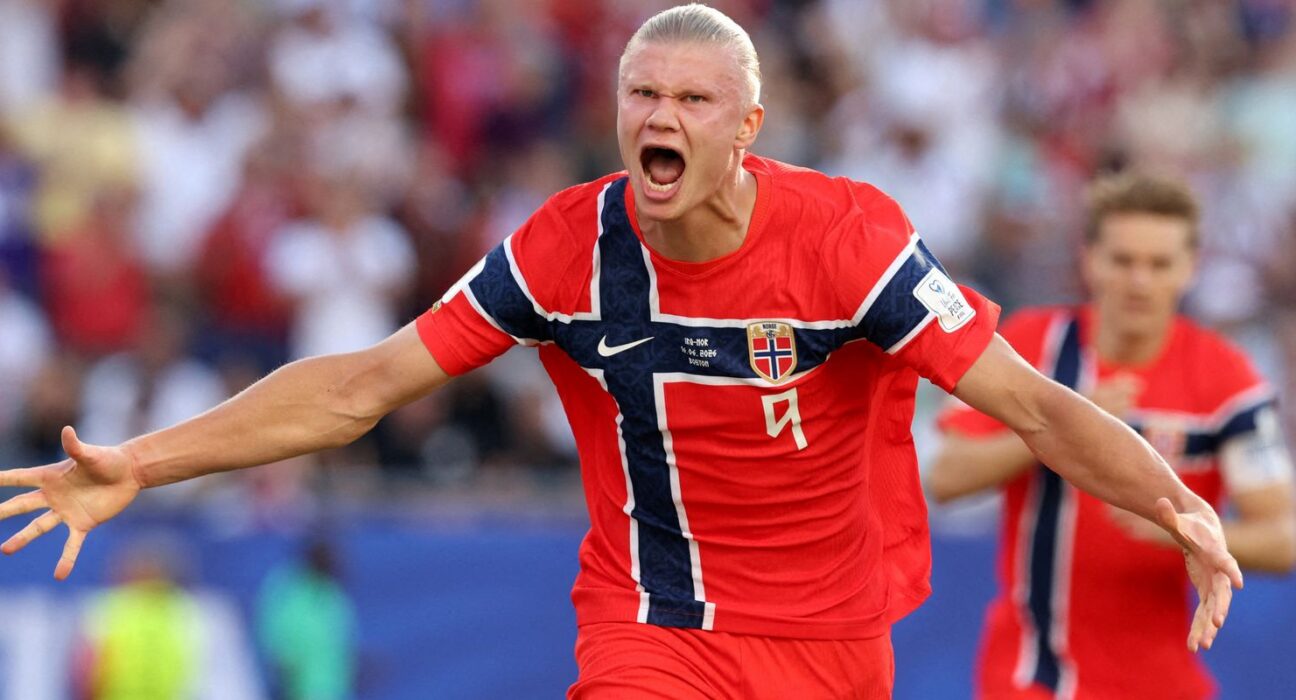 Noruega goleia Iraque em retorno à Copa; Haaland marcou dois gols