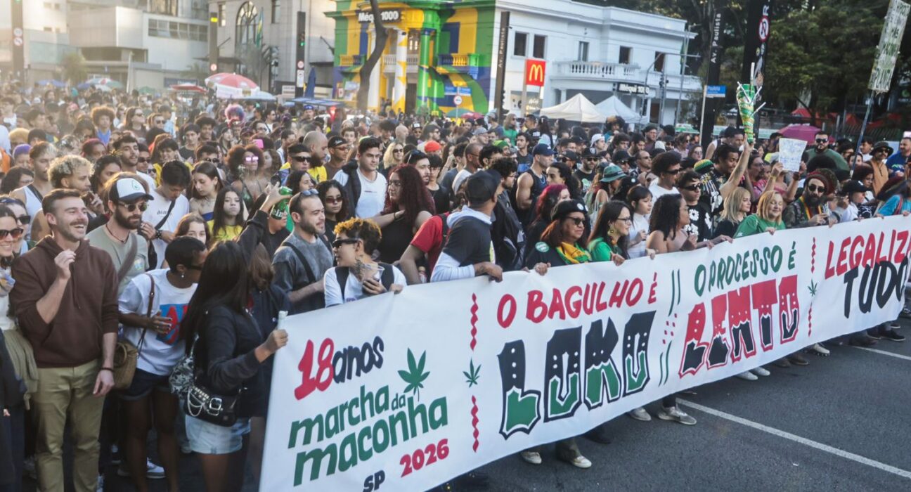 Marcha em São Paulo pede legalização da maconha