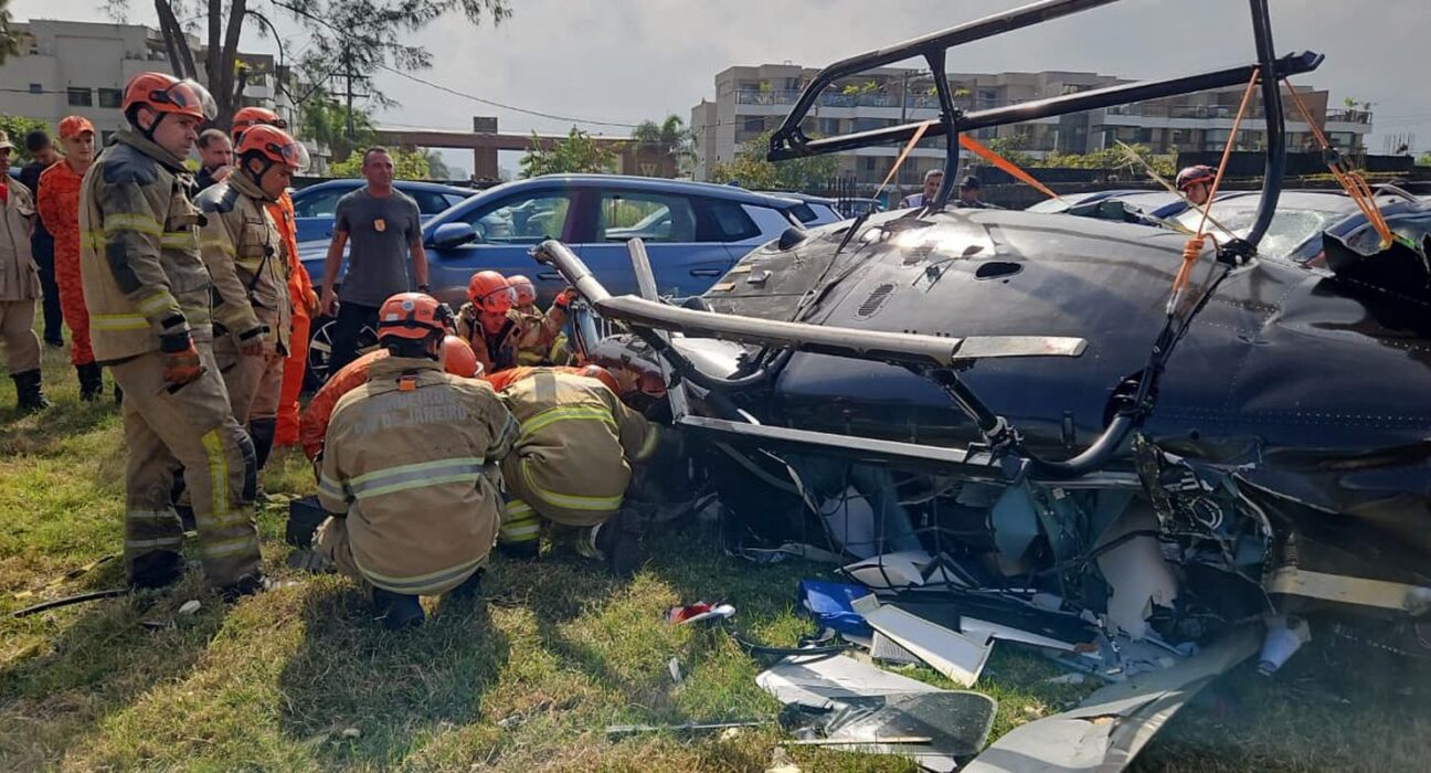 Anac investiga se helicóptero que colidiu fazia transporte clandestino