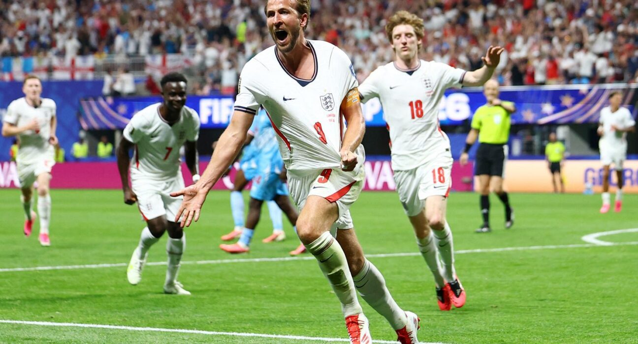 Inglaterra elimina RD Congo com dois gols de Kane e avança às oitavas