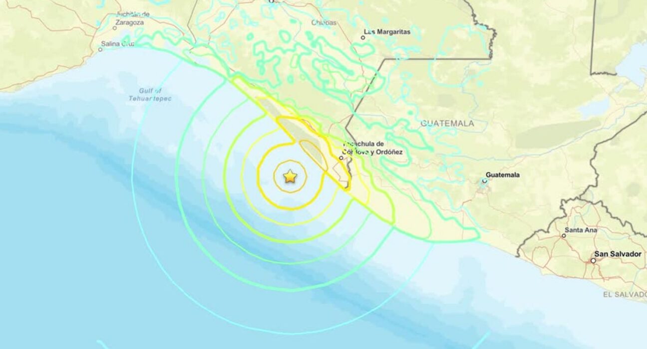 Terremoto de magnitude 7,4 atinge Puerto Madero, no México