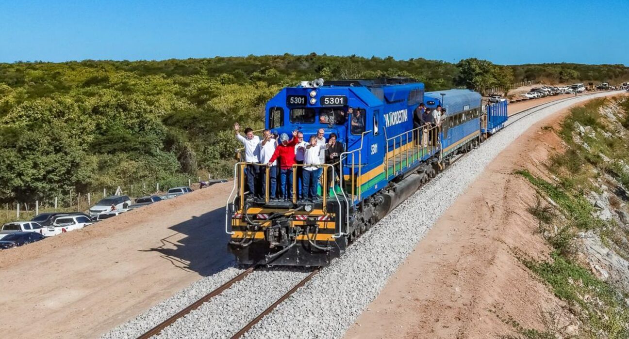 Ferrovia Transnordestina, entre CE e PI, atinge 82% de obra concluída