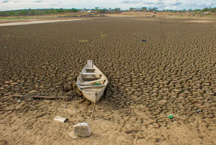 Da Amazônia à Europa, seca avança e movimenta debates na COP17. Rio seco no Semiárido Nordestino. Crédito: ASA / Divulgação