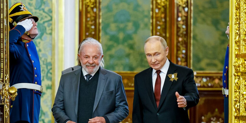 Lula conversa com Putin sobre comércio e geopolítica