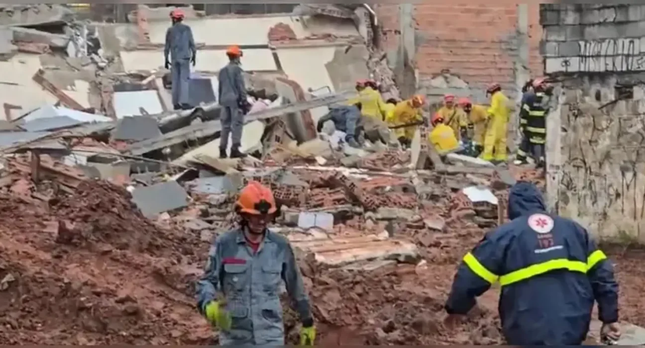 Prédio desaba em São Bernardo do Campo e deixa cinco feridos