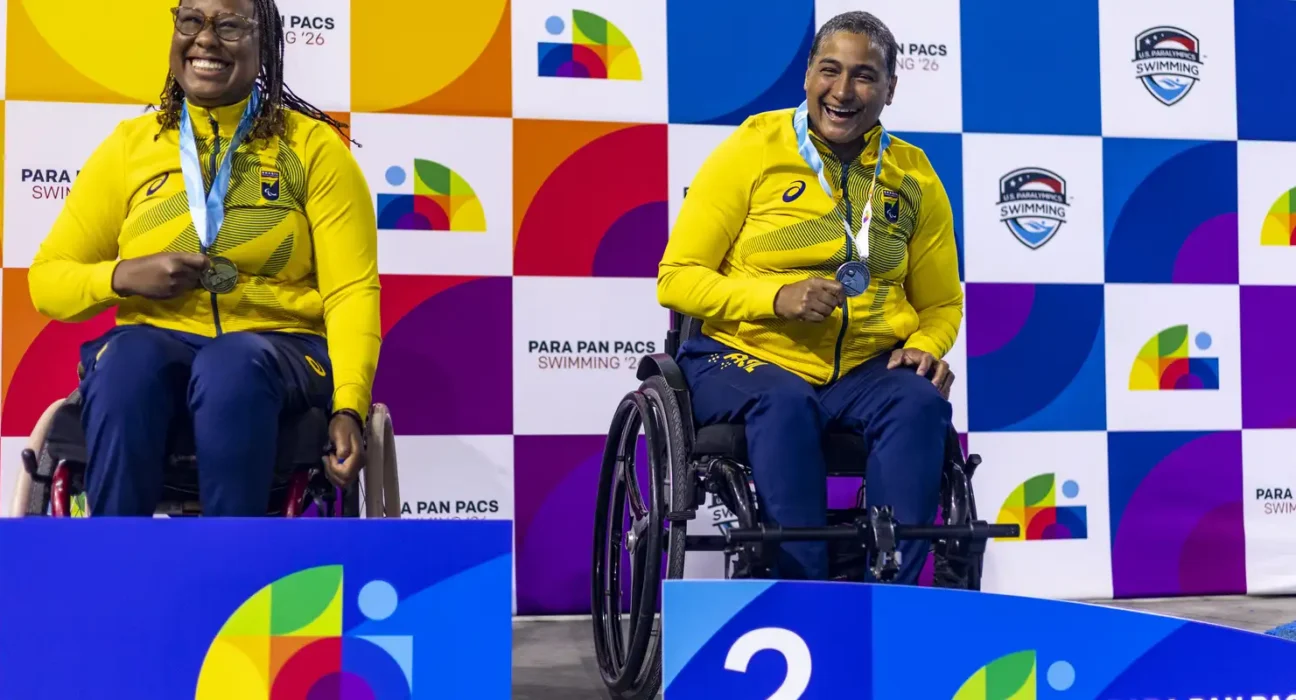 Parapan-Pacífico de natação: Brasil estreia com medalhas e recorde