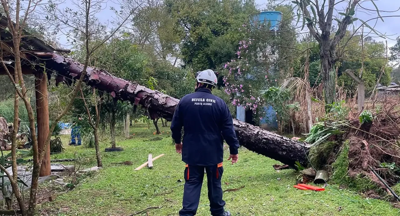 Sul, Sudeste e Centro-Oeste têm alerta para tempestades e vendavais