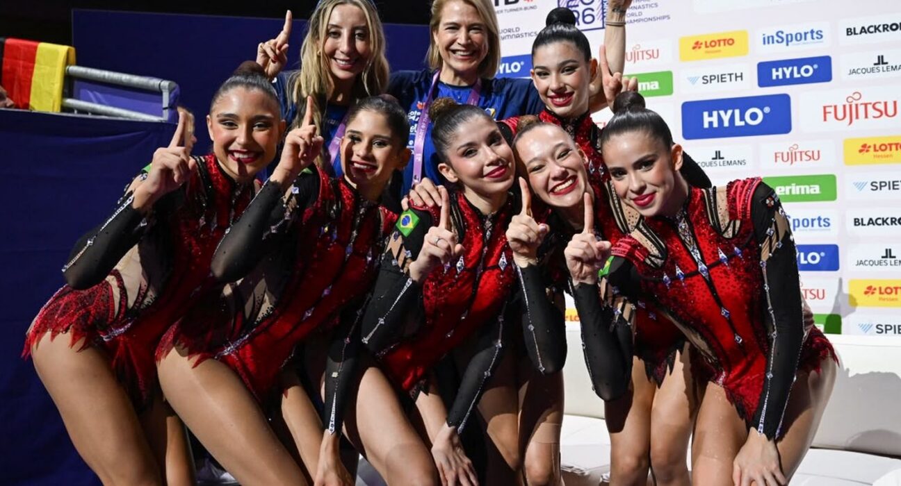 Brasil faz história e leva dois ouros no Mundial de ginástica rítmica