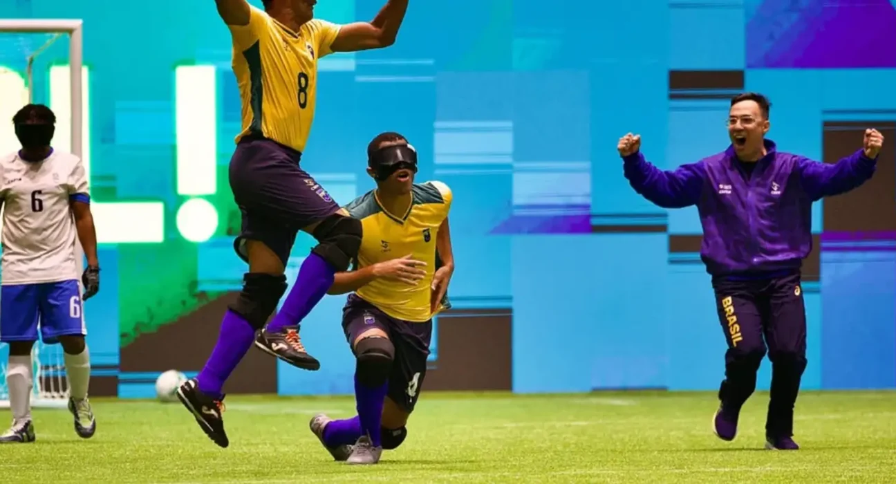 Brasil é hepatcampeão da Copa América de futebol de cegos em SP