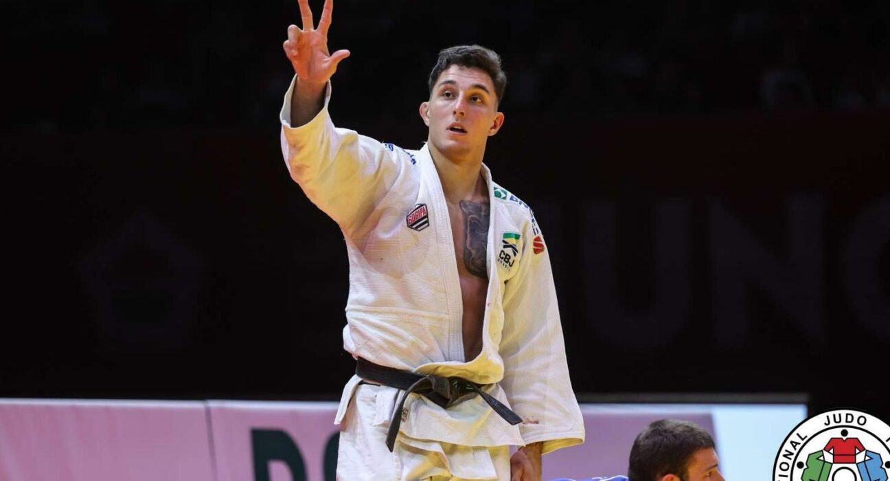 Guilherme Schimidt é ouro e país fecha Grand Slam de judô com 3 pódios