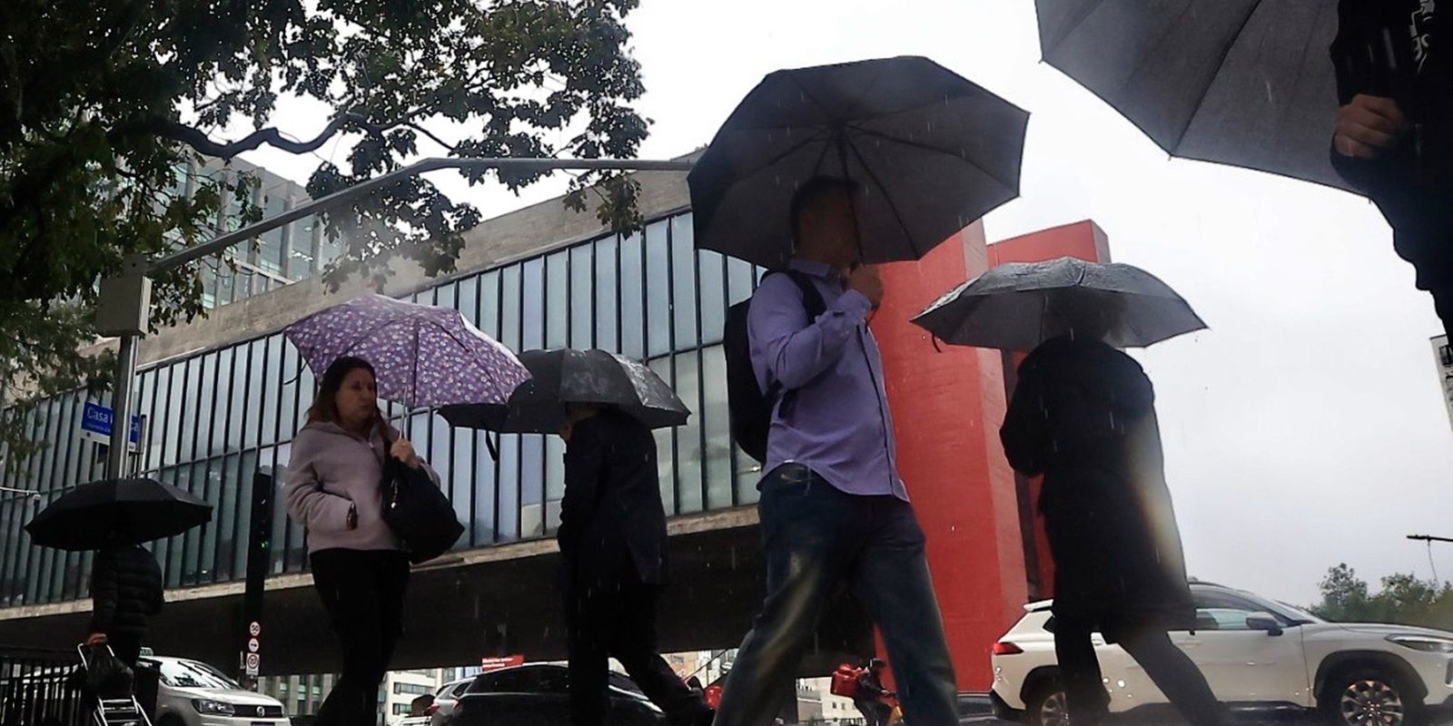 Fim de semana na capital paulista terá chuva forte e rajadas de vento