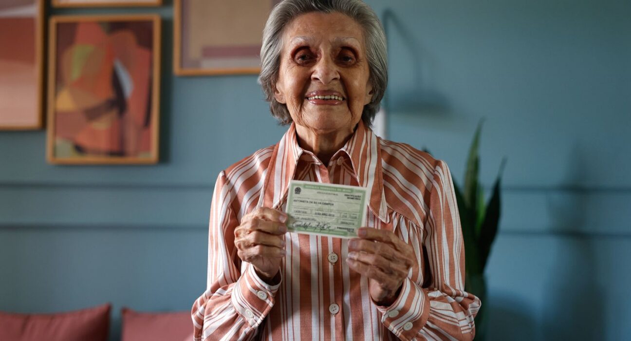 Campanha incentiva voto de quem tem mais de 70 anos