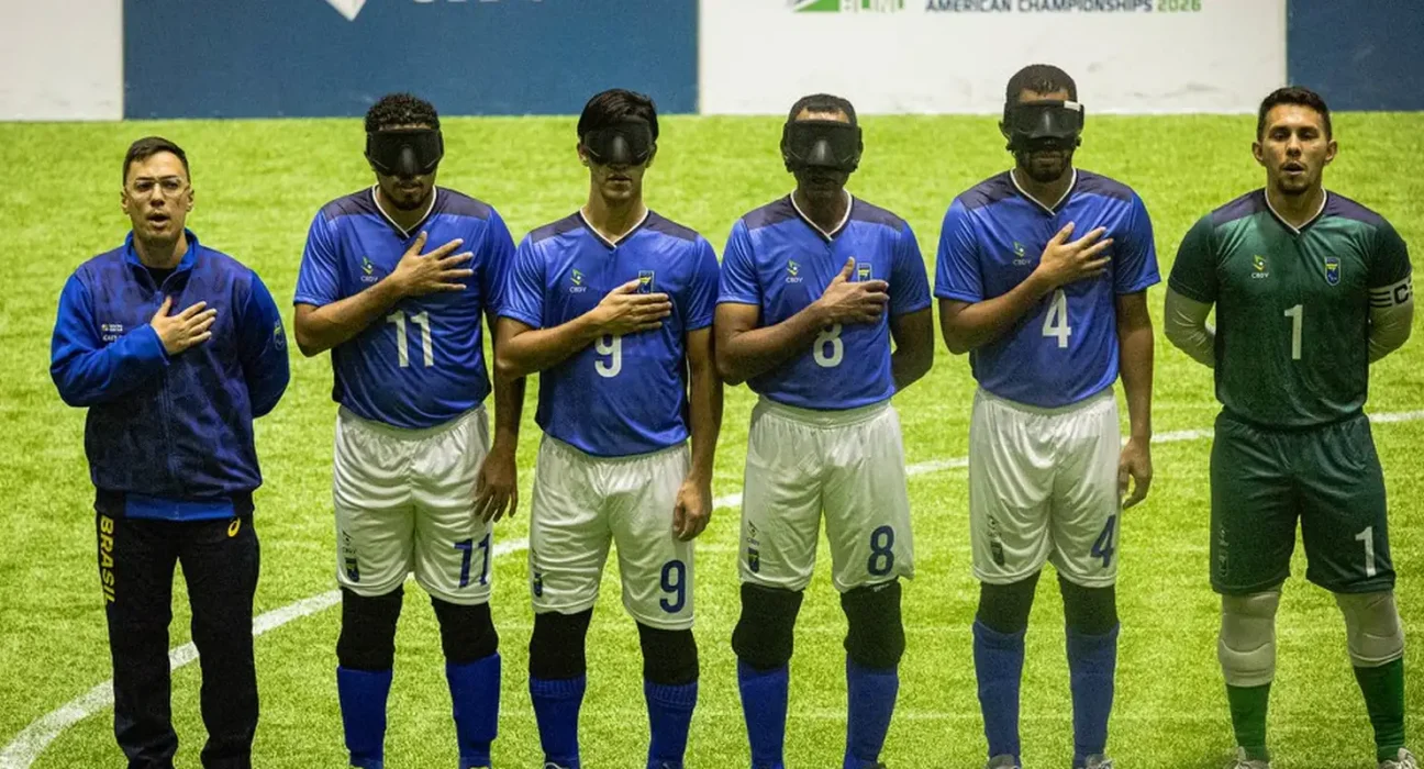Brasil encara Costa Rica na semi da Copa América de futebol de cegos