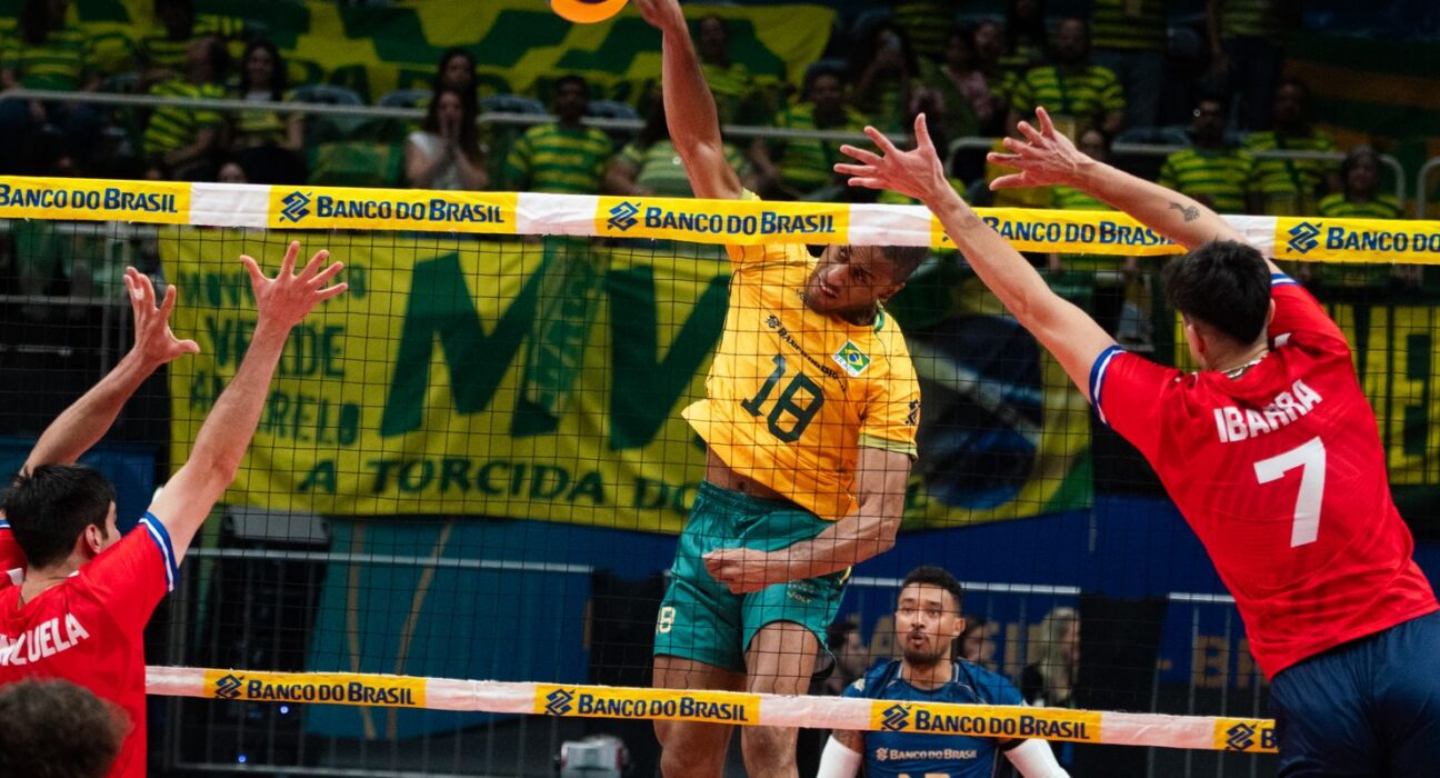 Brasil vence Chile na estreia pelo Sul-Americano de vôlei masculino