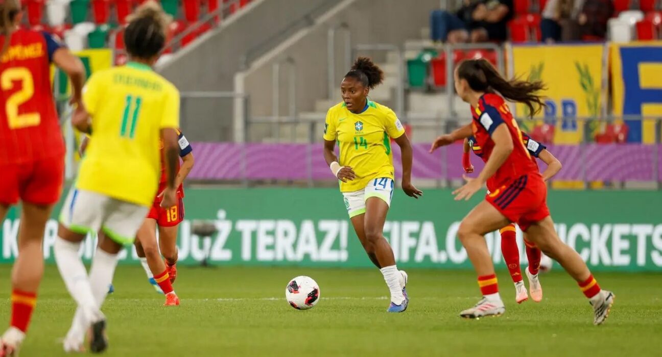Brasil é eliminado pela Espanha nas quartas da Copa Feminina sub-20