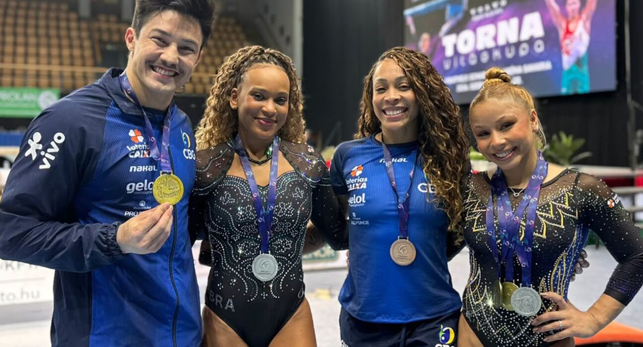 Brasil fecha Copa do Mundo de ginástica com mais cinco pódios