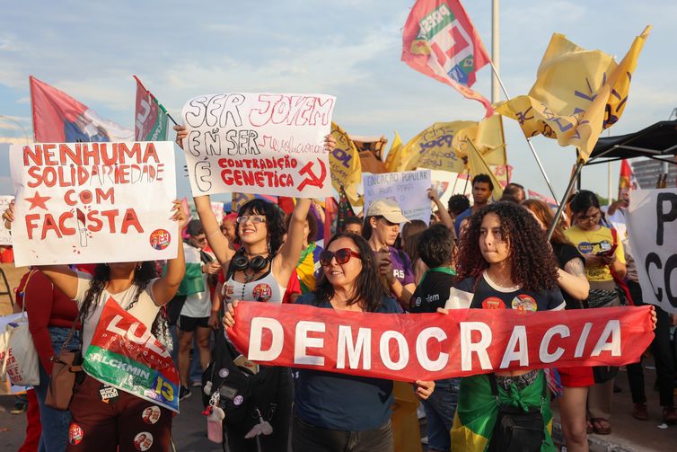 Brasília (DF), 13/10/2026 – Ato em apoio à candidatura de reeleição, Luiz Inácio Lula da Silva à Presidência da República, no Museu da República, em Brasília. 
Foto: Walter Campanato/Agência Brasil.