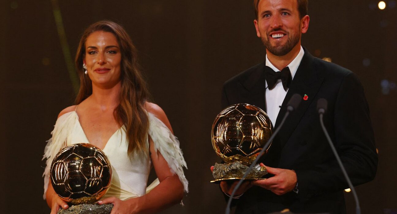 Harry Kane e Alexia Putellas vencem prêmio Bola de Ouro de 2026