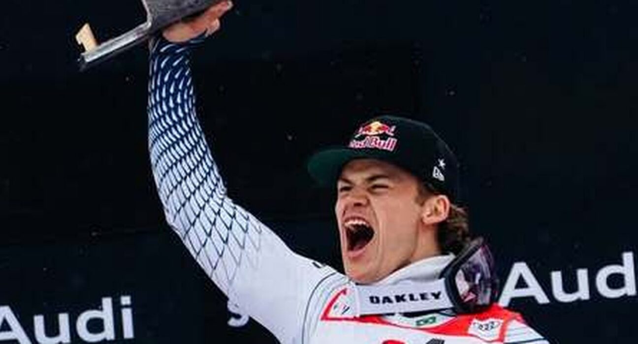 Lucas Pinheiro abre temporada com ouro em slalom gigante na Áustria