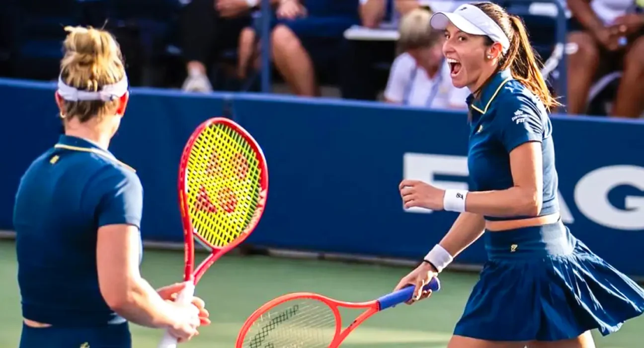 De olho na liderança: dupla de Stefani vence estreia no WTA de Wuhan