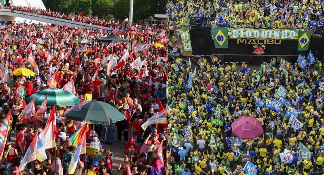 Em Brasília, atos por Lula e Flávio ficam a 2 km de distância