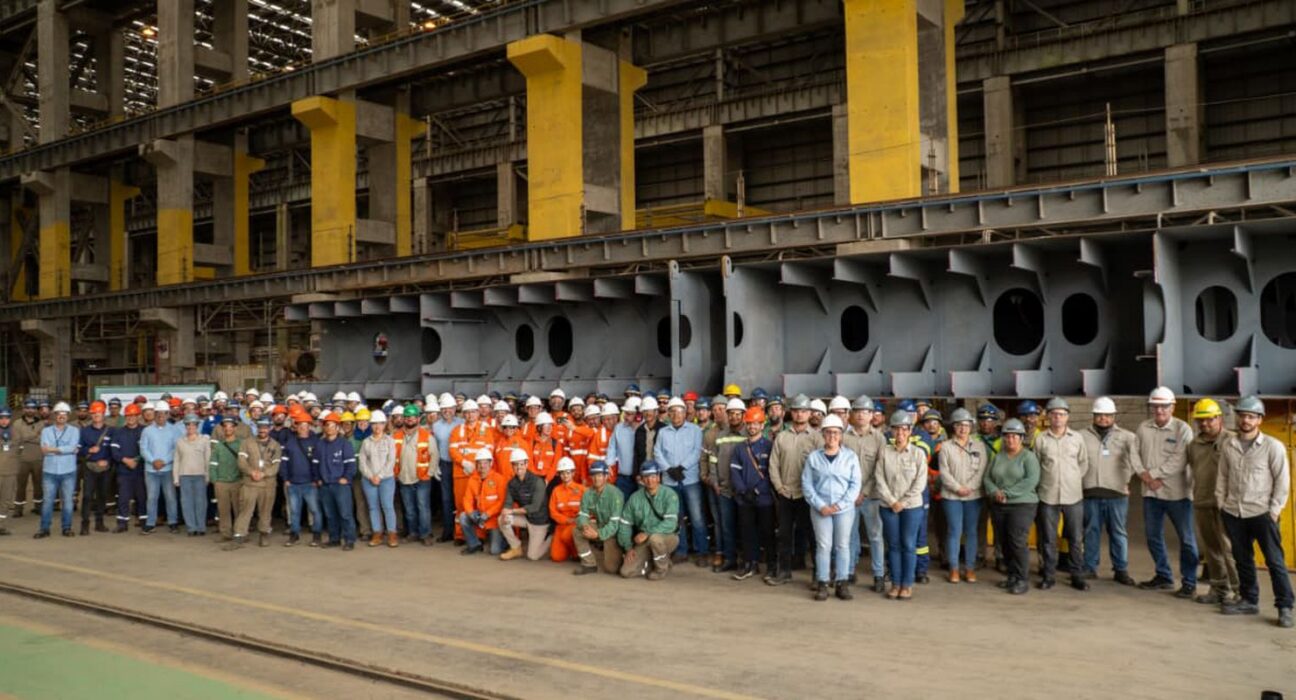 Estaleiro no RS começa a construir navios encomendados pela Transpetro
